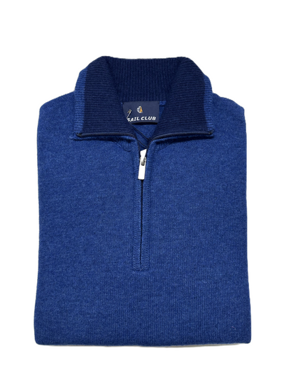 Maglia U7503 OVER Mezza Zip Mela Verde Taglie Forti