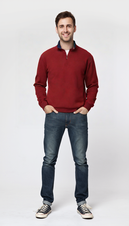 Maglia Mezza Zip U7503 Vele dei Mari