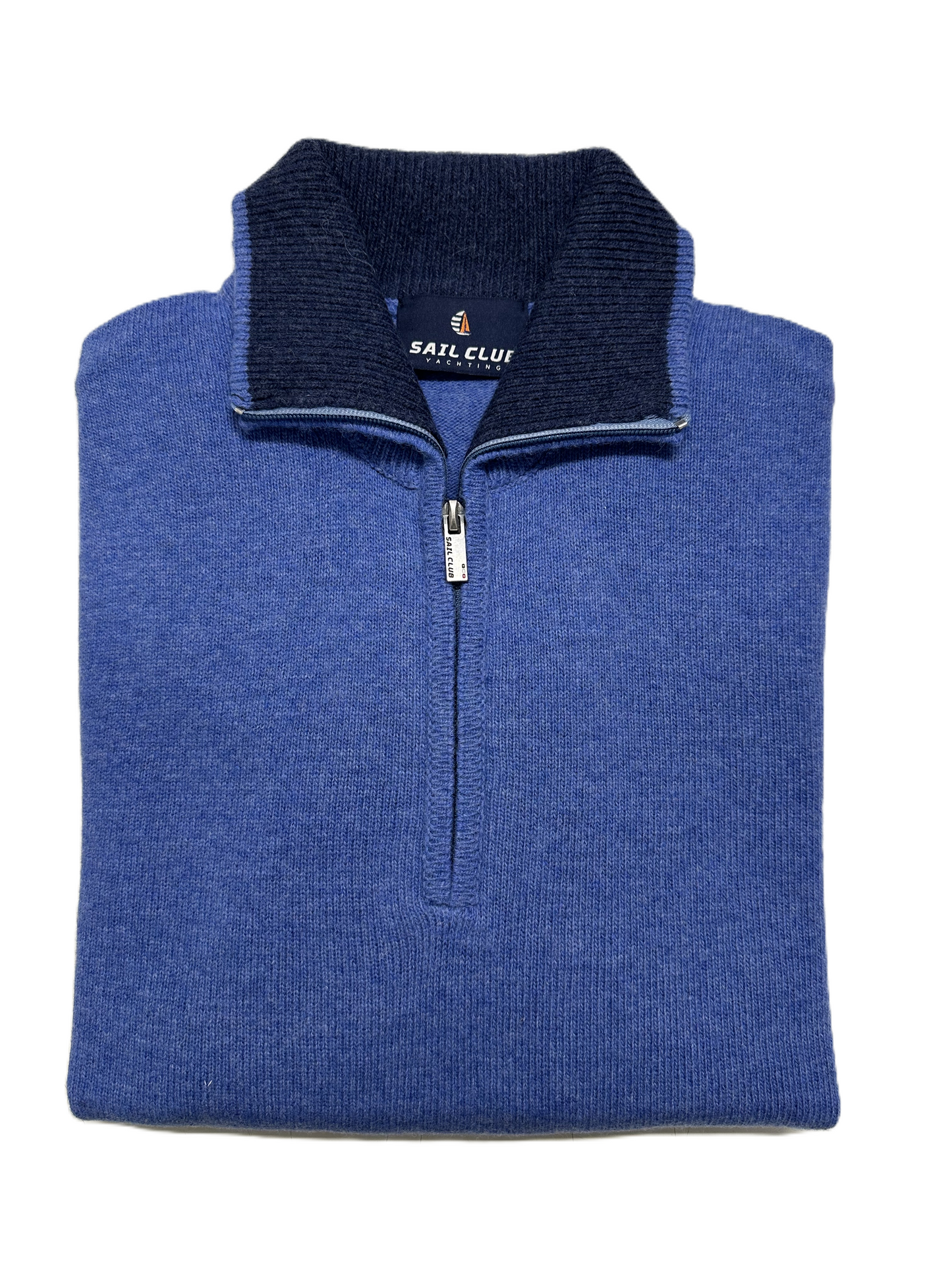 Maglia U7503 OVER Mezza Zip Mela Verde Taglie Forti