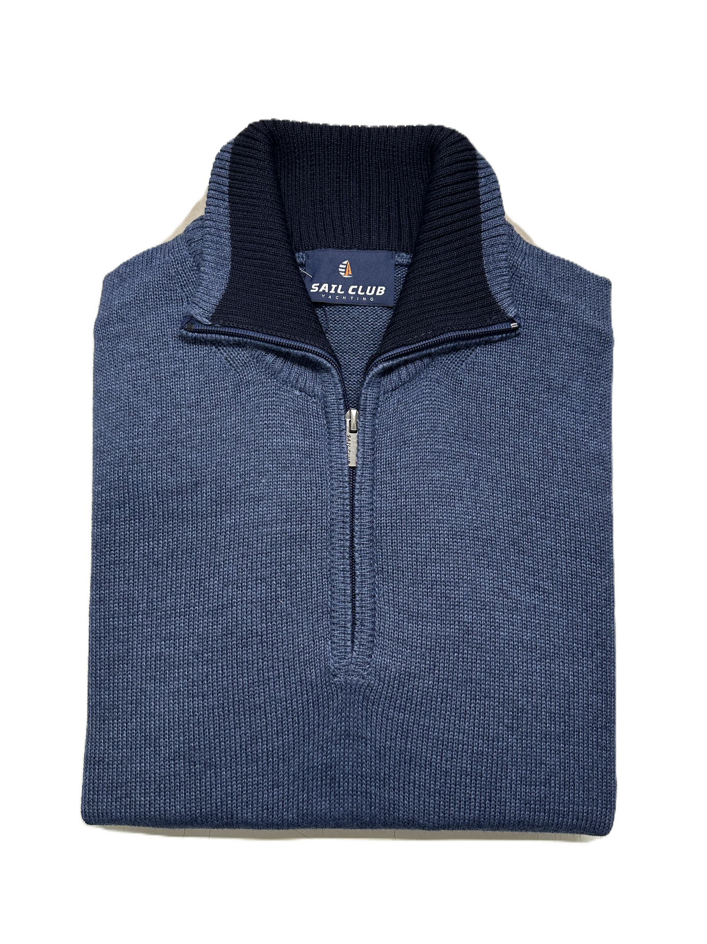 Maglia U7661 OVER Mezza Zip Taglie Forti Sail Club by Vele dei Mari