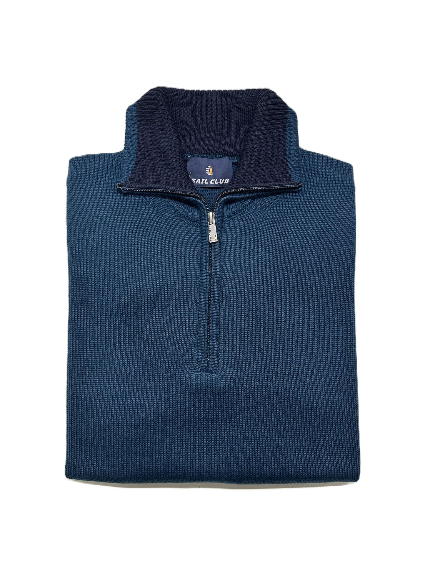 Maglia U7661 OVER Mezza Zip Taglie Forti Sail Club by Vele dei Mari