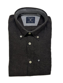 Camicia in Flanella Manica Lunga 86-209 Ascot Colore 15 Marrone Scuro
