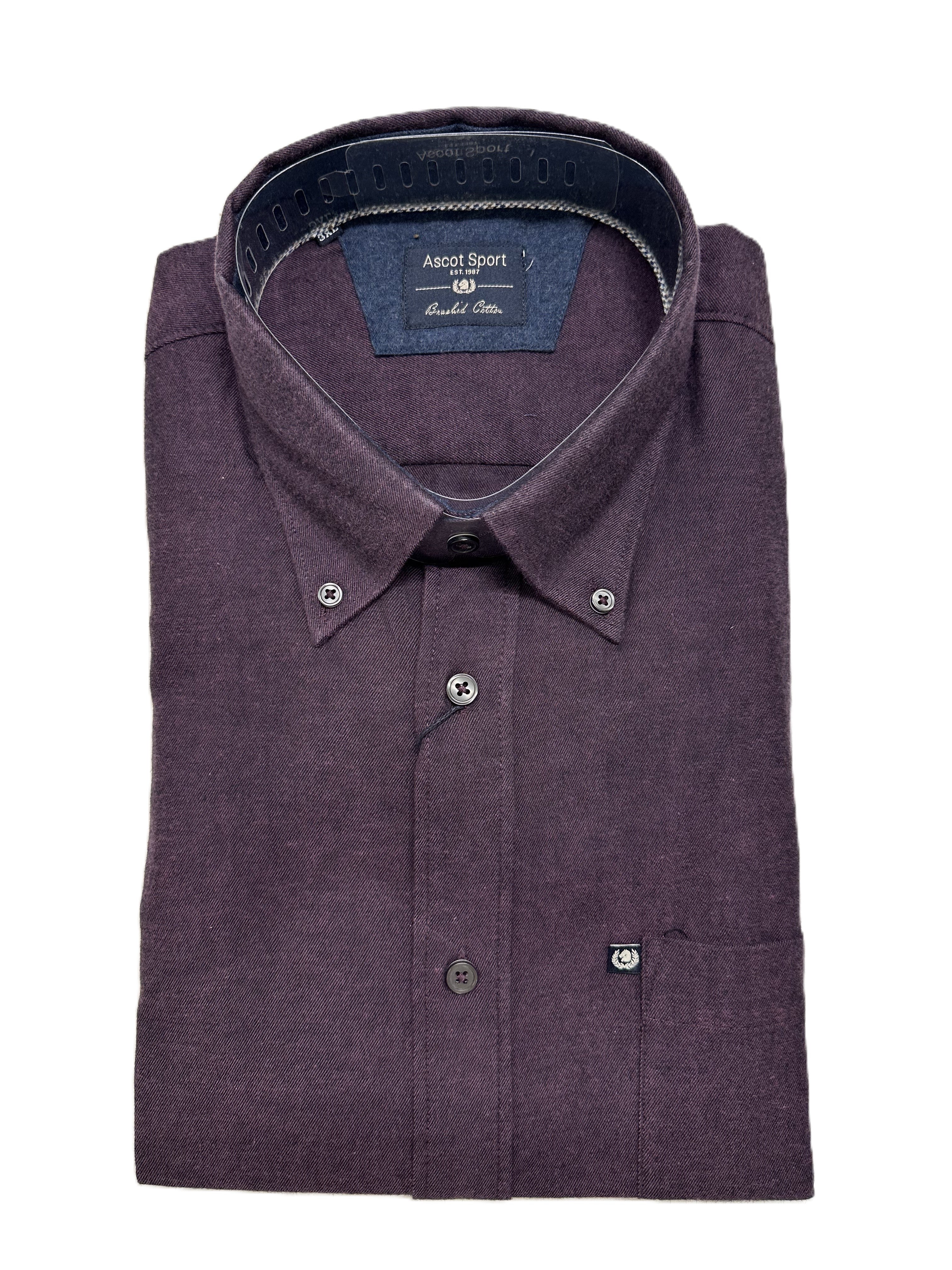 Camicia John Mark Donna Taglia Forte 1X - Flanella Quadri Ricamata Floreale, Maniche A Rollio