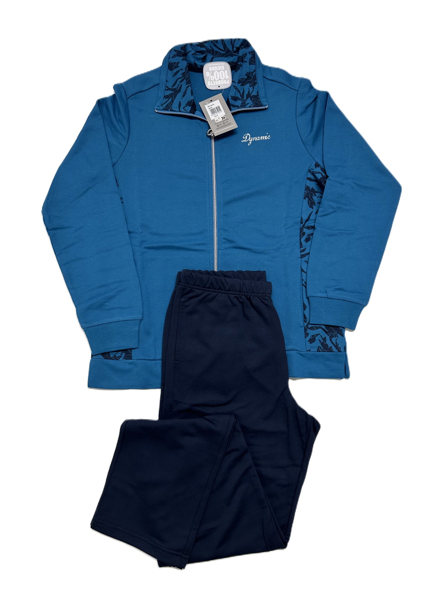Tuta Donna Campagnolo 8E76430 Giacca Acquamarina Pantalone Blu