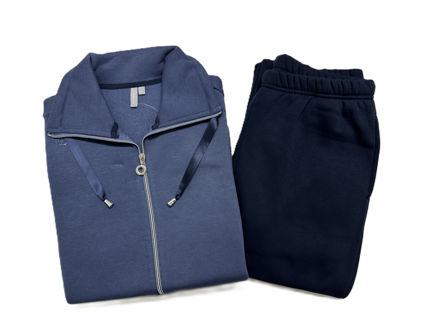 Tuta Donna Campagnolo Felpata 8Q76461 Giacca Avio Pantalone Blu