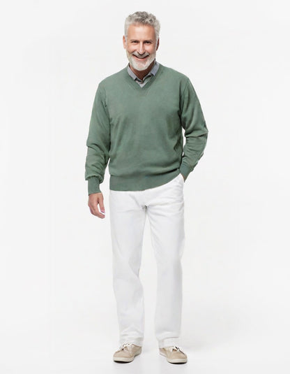 Pull V Manica Lunga 9001 Vele dei Mari