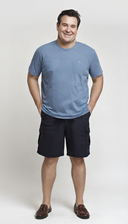T-Shirt Mezza Manica Re del Mare Taglie Forti 93.6625X