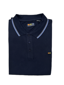 Polo Mezza Manica in Piquet Re del Mare Taglie Forti 94.5300X