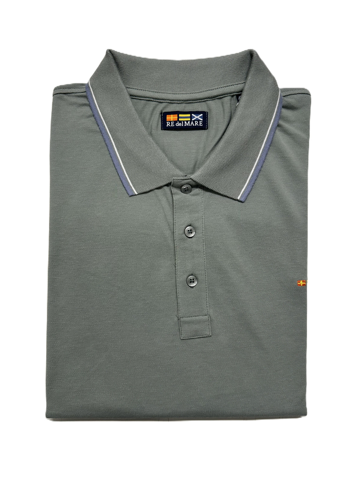 Polo Mezza Manica in Piquet Re del Mare Taglie Forti 94.6600X