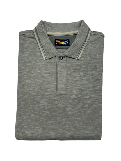 Polo Mezza Manica in Piquet Re del Mare Taglie Forti 94.6600X