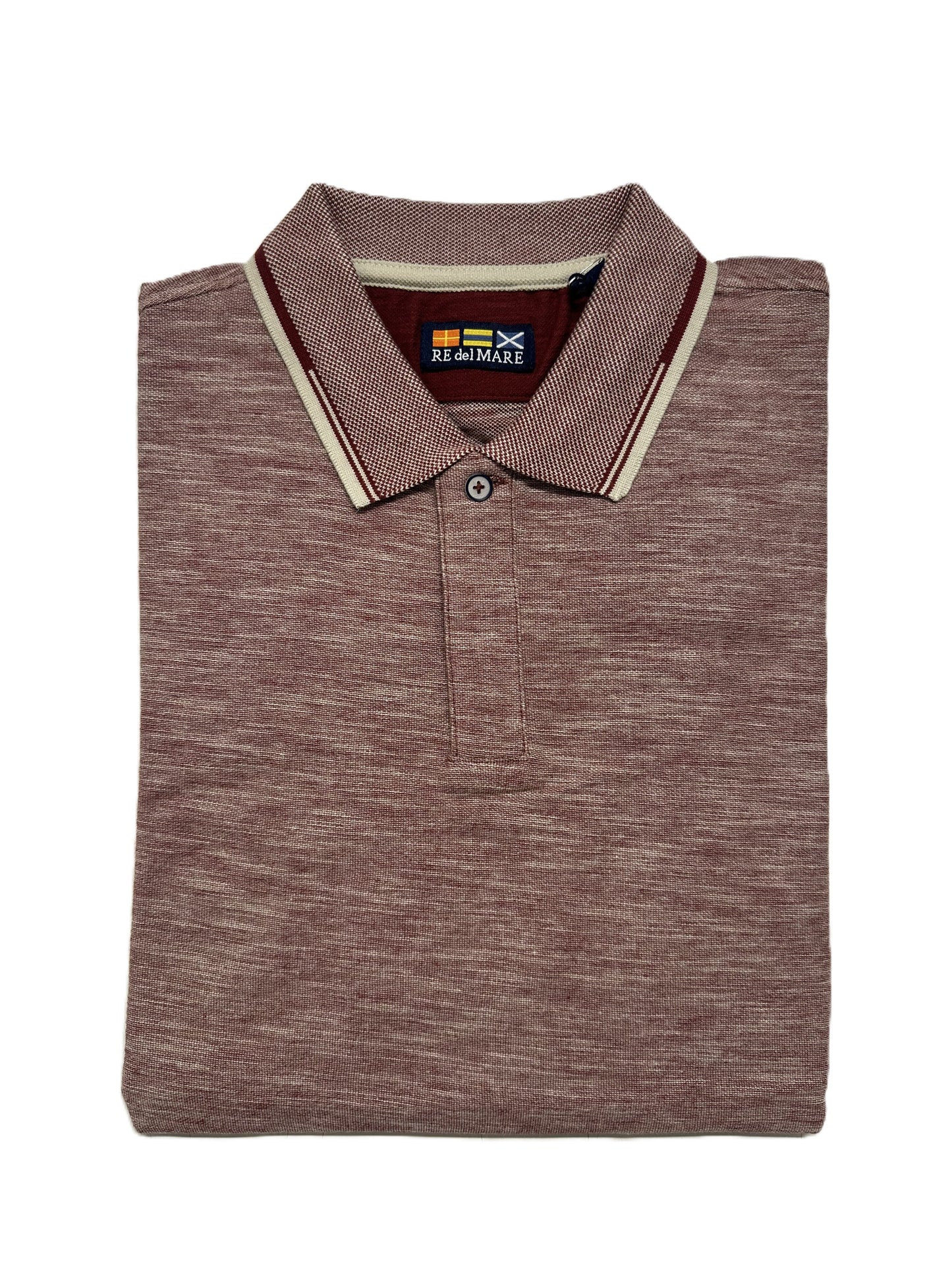 Polo Mezza Manica in Piquet Re del Mare Taglie Forti 94.6624X