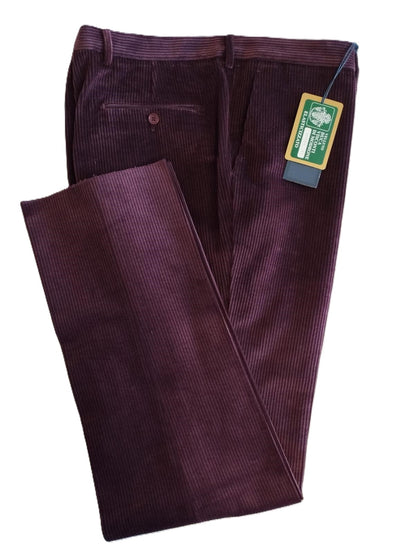 Pantalone Flexus Velluto Classico con Pence Drop 4 Duca Visconti di Modrone