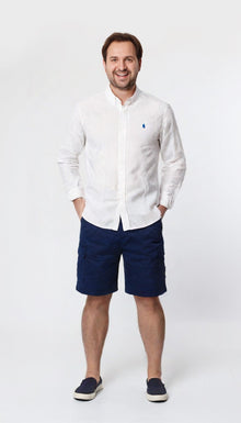 Bermuda con Tascone in Cotone Elasticizzato Firenze Taglie Forti Marcello Marabotti