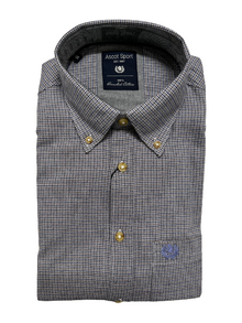 Camicia Manica Lunga Ascot Taglie Forti in Flanella 15684-512 Col03 - Blocco94