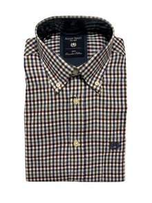 Camicia Manica Lunga Ascot Taglie Forti in Flanella 15684-512 Col20 - Blocco94