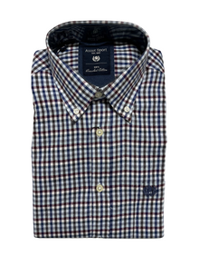 Camicia Manica Lunga Ascot Taglie Forti in Flanella 15684-512 Col23 - Blocco94