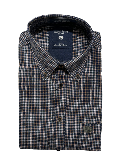 Camicia in Flanella Manica Lunga 15684-212 Ascot Colore 36 - Blocco94