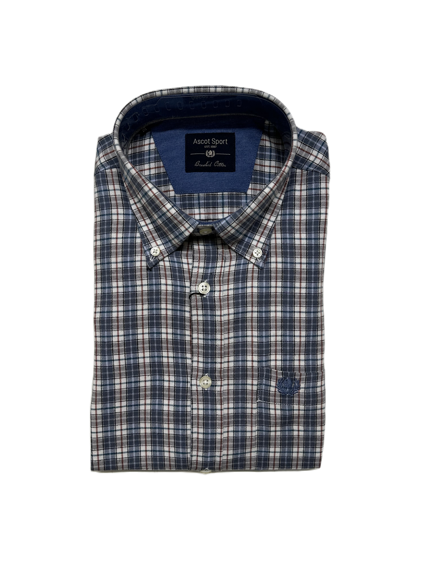 Camicia in Flanella Manica Lunga 15884-212 Ascot Colore 07