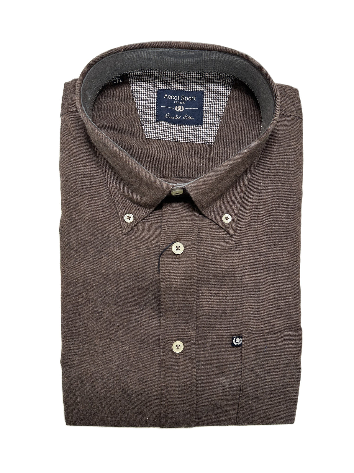 Camicia in Flanella Manica Lunga 86-209 Ascot Colore 10