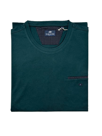 Maglia Mezza Manica GR02C con Taschino Il Granchio Taglie Forti