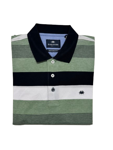 Polo Mezza Manica in Piquet 42LGR72 Il Granchio