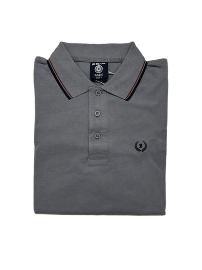 Polo Manica Lunga 9004C Be Board Taglie Forti