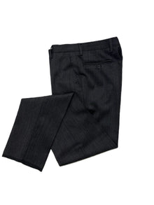 Pantalone Flanella Pura Lana Classico senza Pence