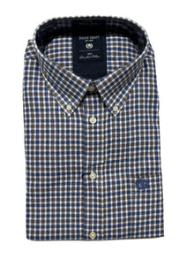 Camicia Manica Lunga Ascot Taglie Forti in Flanella 15684-512 Col20