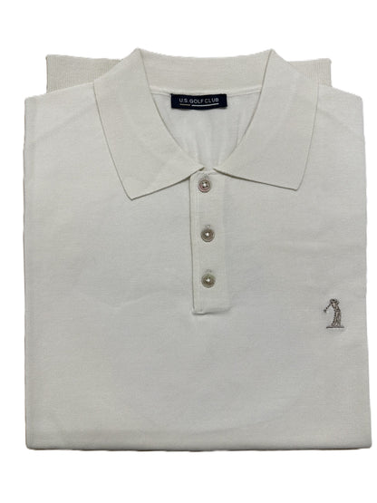 Polo Mezza Manica Marino U.S. Golf Club