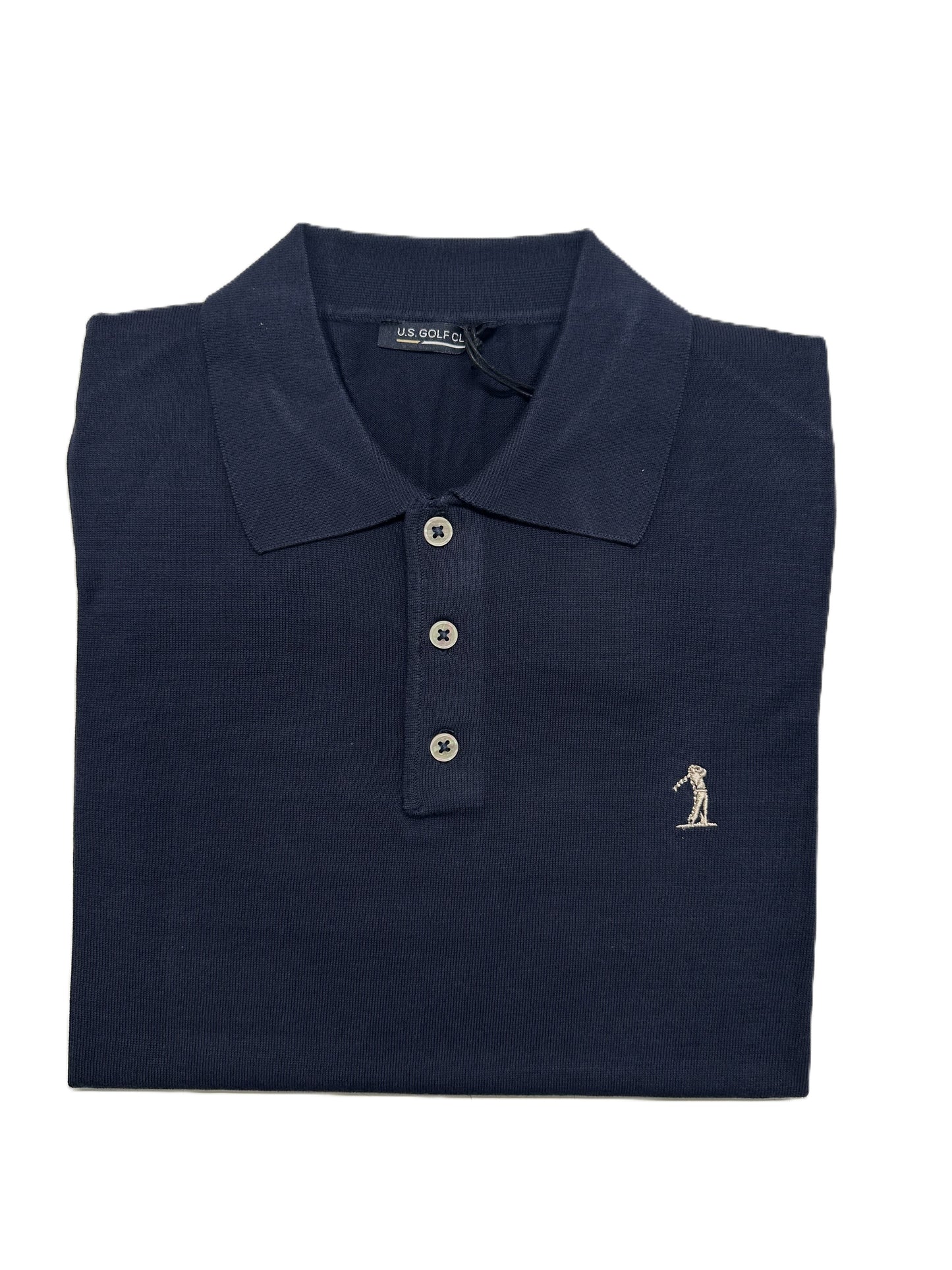 Polo Mezza Manica Marino U.S. Golf Club