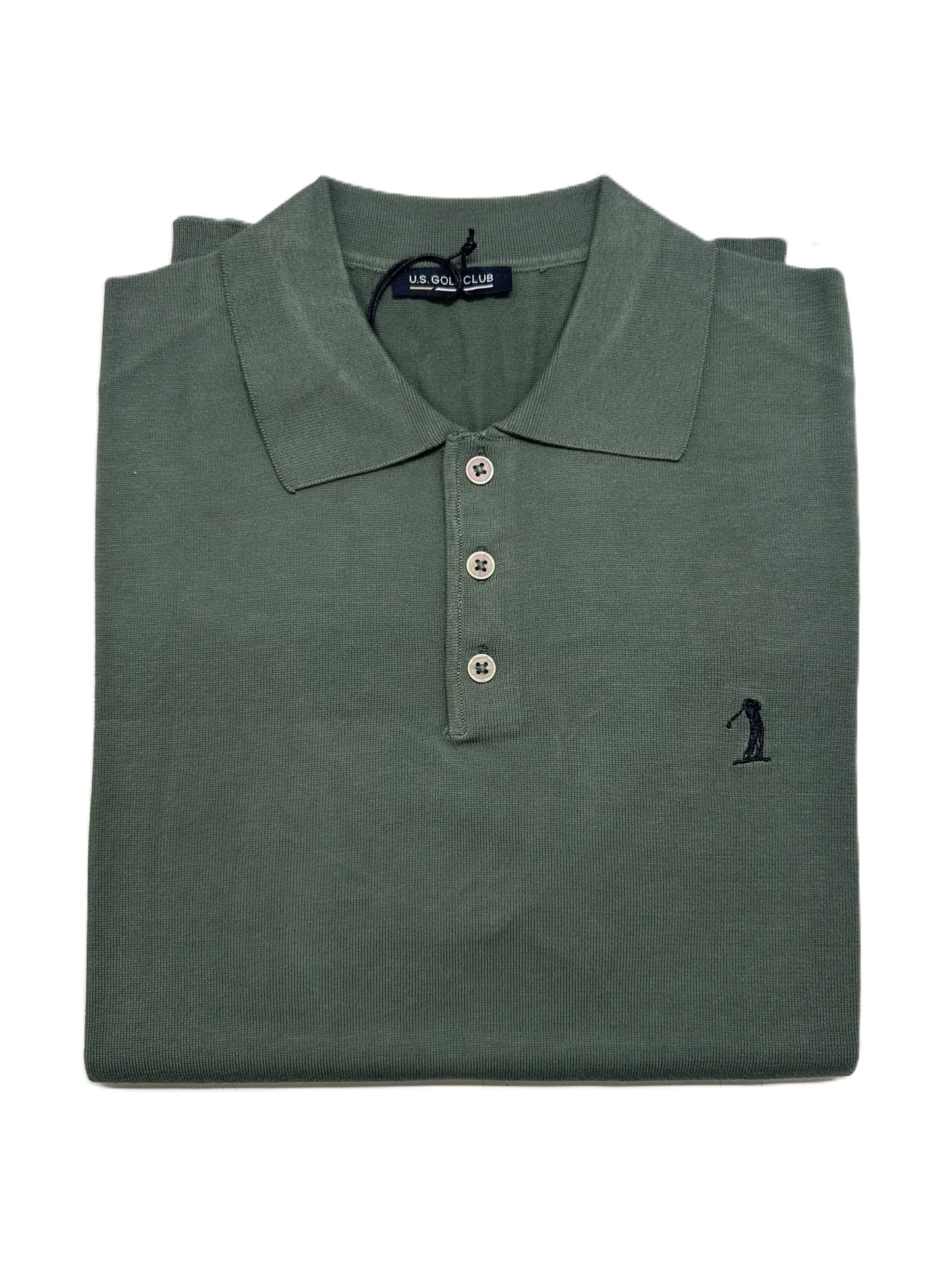 Polo Mezza Manica Marino U.S. Golf Club