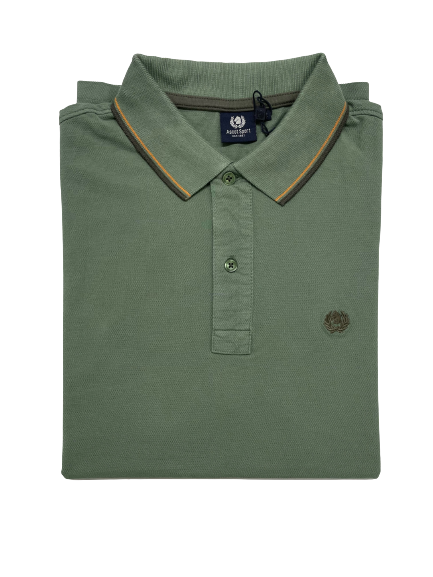 Polo Mezza Manica Taglie Forti in Piquet Ascot 88-557