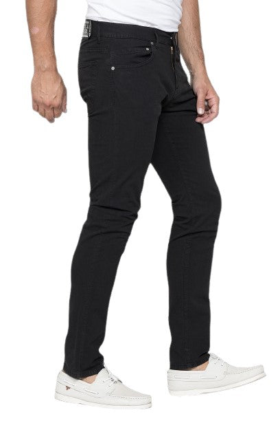 Jeans Carrera Tela Leggera Elasticizzata Slim 717/9167A Colore Nero - Blocco94