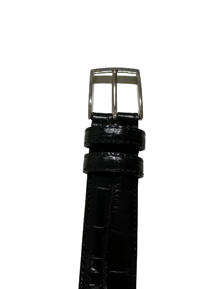 Cintura Vera Pelle Made in Italy Lavorazione Cocco cm 125