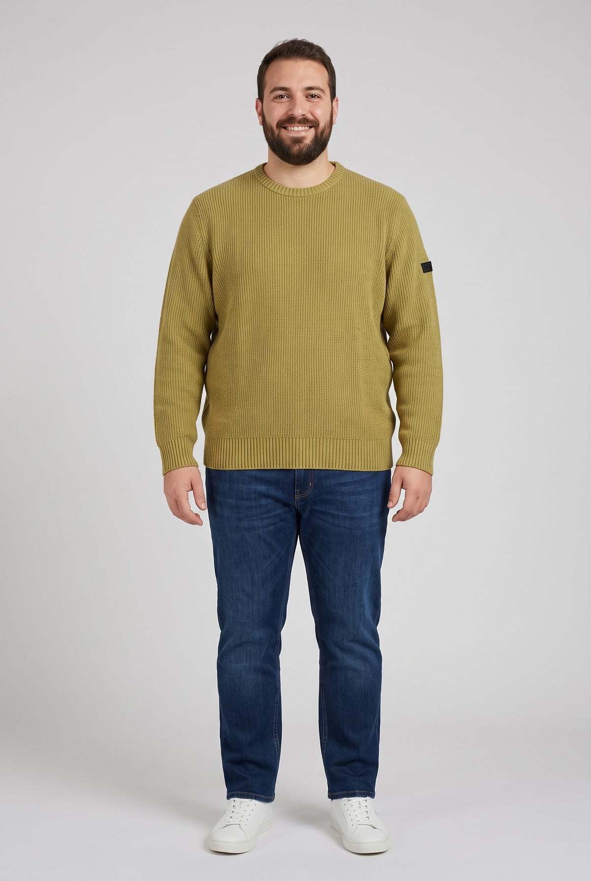 Maglione Girocollo Taglie Forti ORFTR877 Rifle