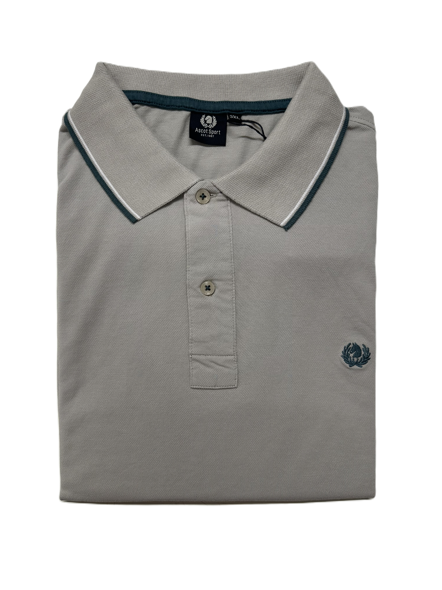 Polo Manica Lunga Taglie Forti in Piquet Ascot 88-507