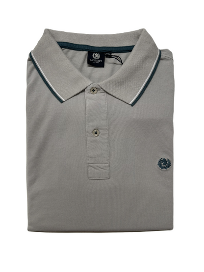 Polo Manica Lunga Taglie Forti in Piquet Ascot 88-507