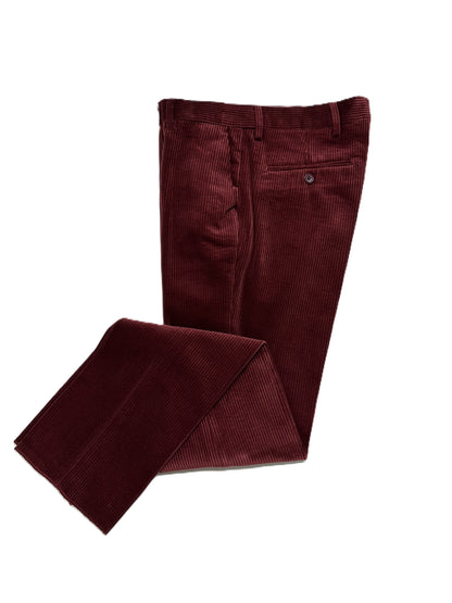 Pantalone Velluto Classico Senza Pence Drop 6 Duca Visconti di Modrone Blocco94