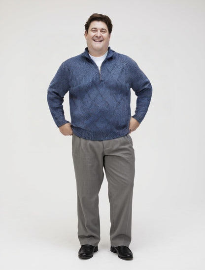 Maglia SC24/151 Mezza Zip Sail Club Taglie Forti