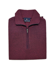 Maglia Mezza Zip Manica Lunga SC6260 Vele dei Mari Taglie Forti