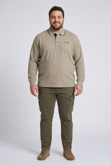 Pantalone con Tascone Giovane ST802 Taglie Forti Frankie Malone