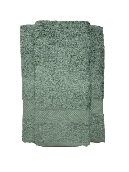 Set di 3 Coppie di Asciugamani Viso + Ospite in Morbida Spugna Colori Vari