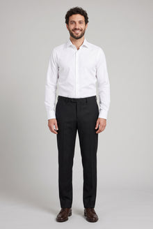 Pantalone Flanella Pura Lana Classico senza Pence