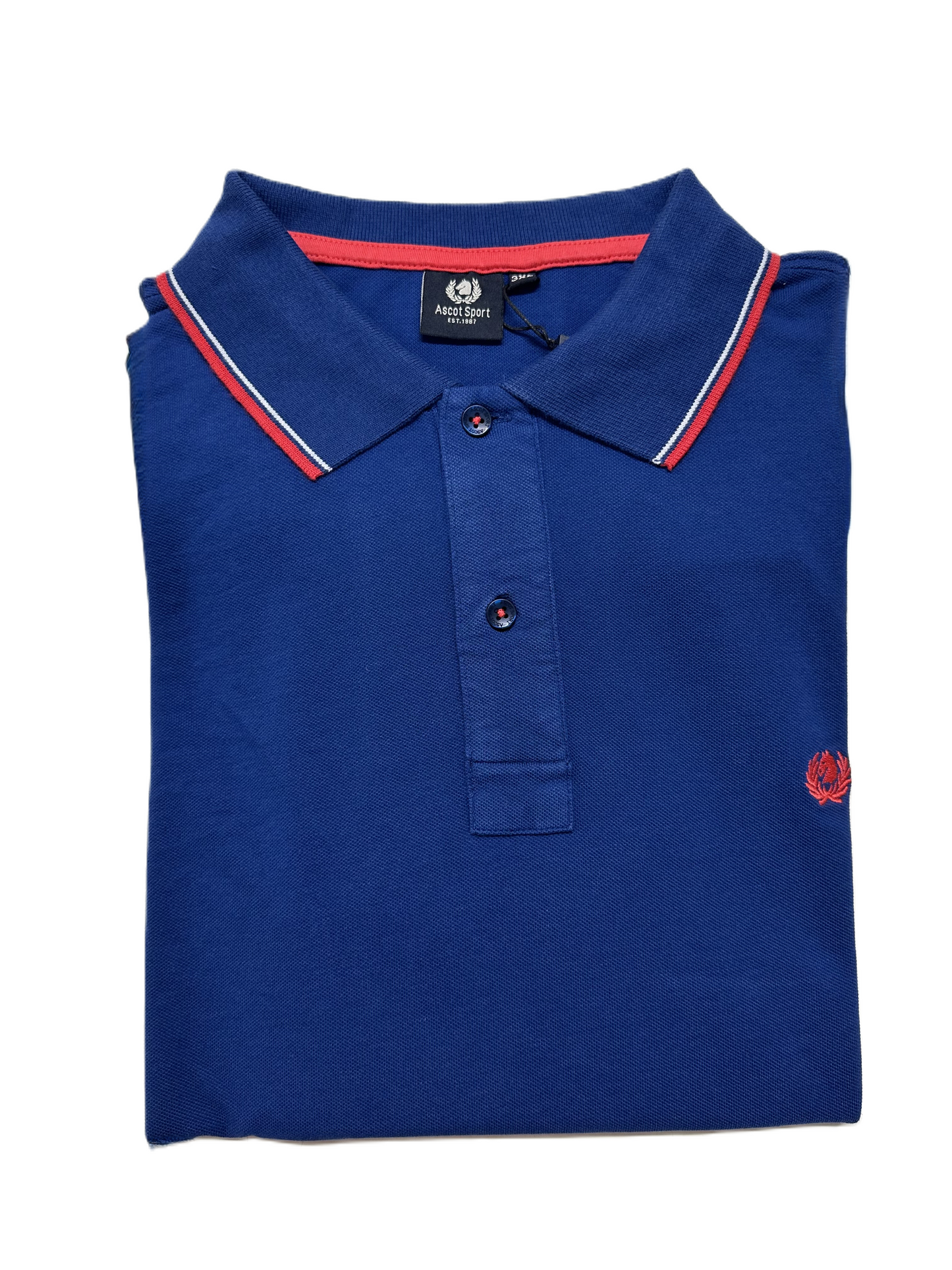 Polo Mezza Manica Taglie Forti in Piquet Ascot 88-557