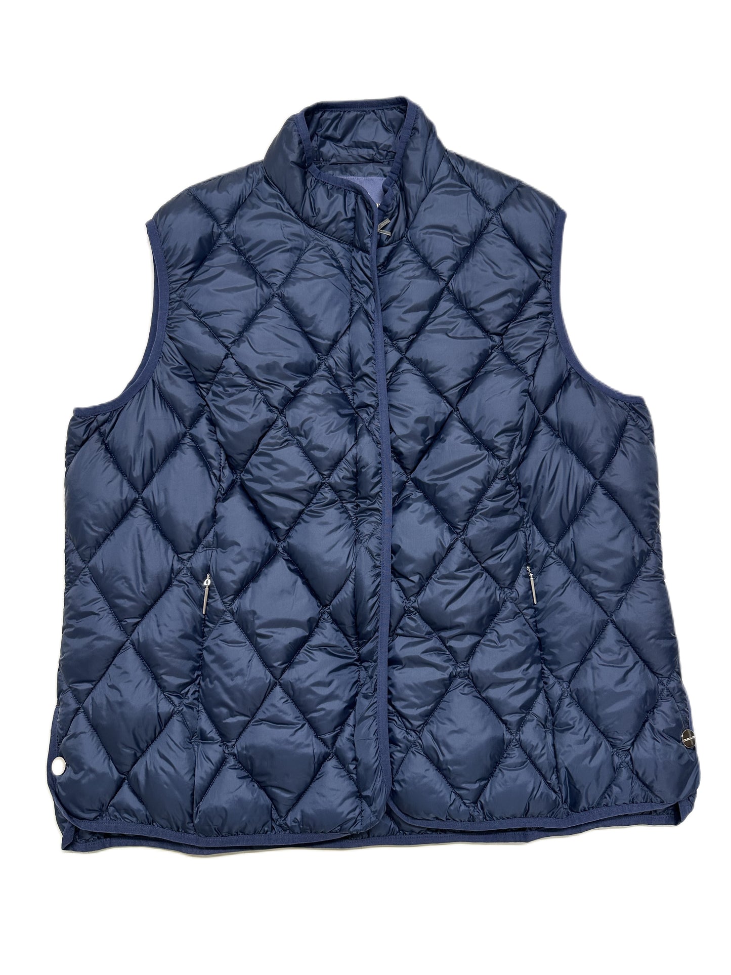 Virginia Blu Gilet Donna Taglie Comode Tessa