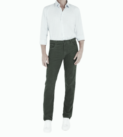 Jeans in Velluto 1000 Righe Holiday 3174 Fir - Blocco94
