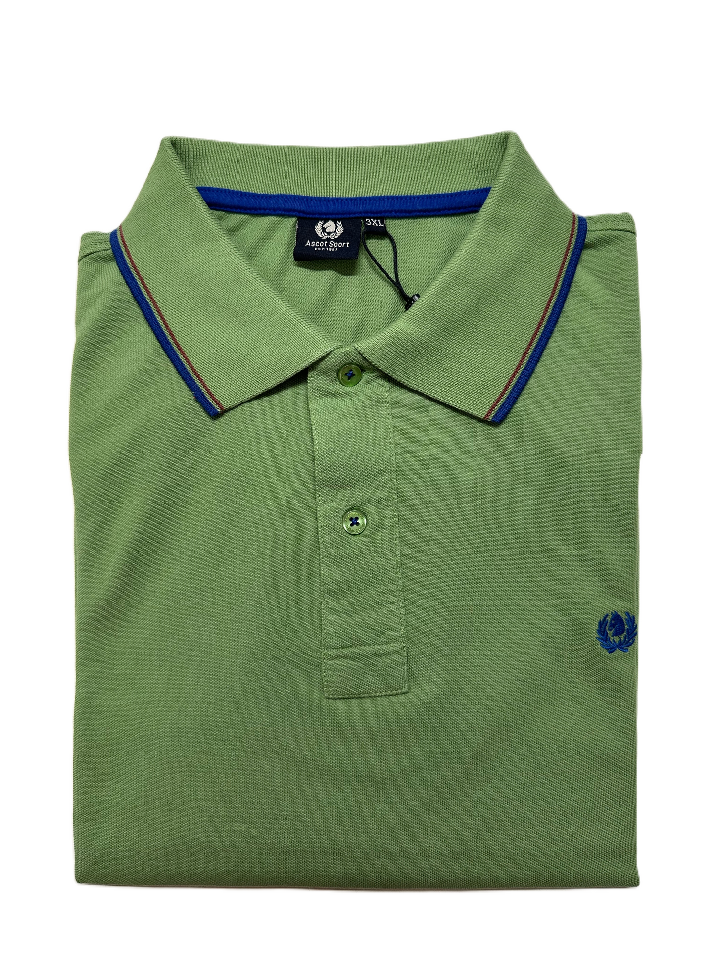 Polo Mezza Manica Taglie Forti in Piquet Ascot 88-557