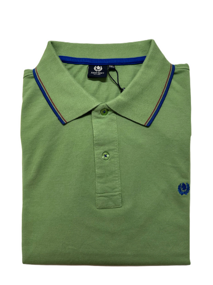 Polo Mezza Manica Taglie Forti in Piquet Ascot 88-557