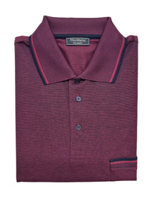 Polo Mezza Manica in Piquet di Filo di Scozia Nino Marini Taglie Forti con Taschino XENIB82325