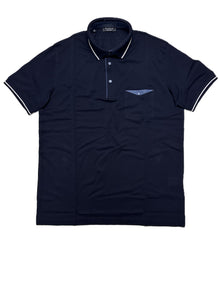 Polo Mezza Manica Nino Marini in Piquet di Filo di Scozia XENIN82429